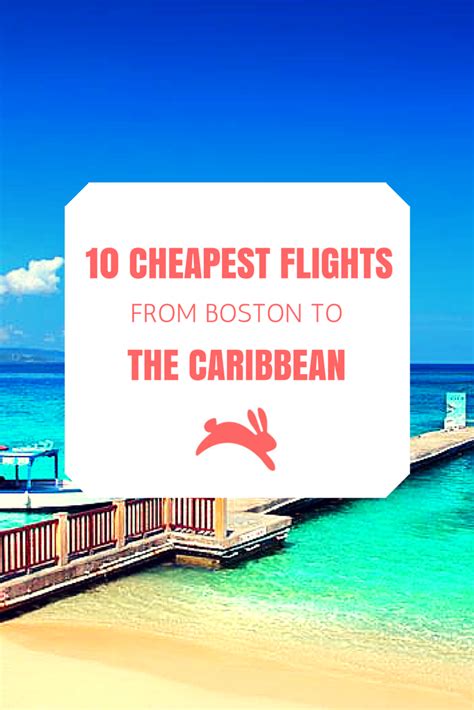 what are the cheapest flights from boston to caribbean